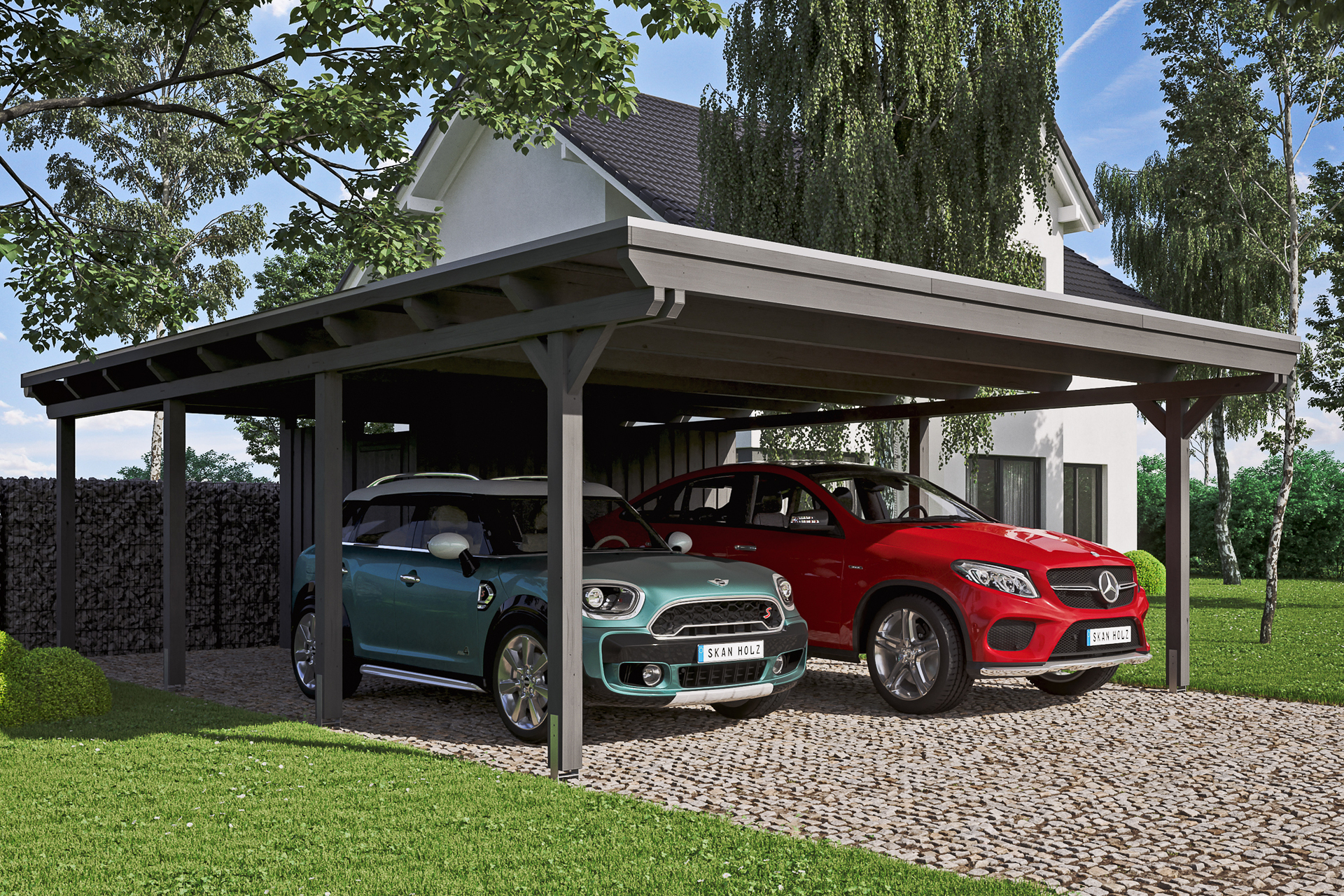 Carport Emsland m. Abstellraum 1 Carport Emsland m. Abstellraum