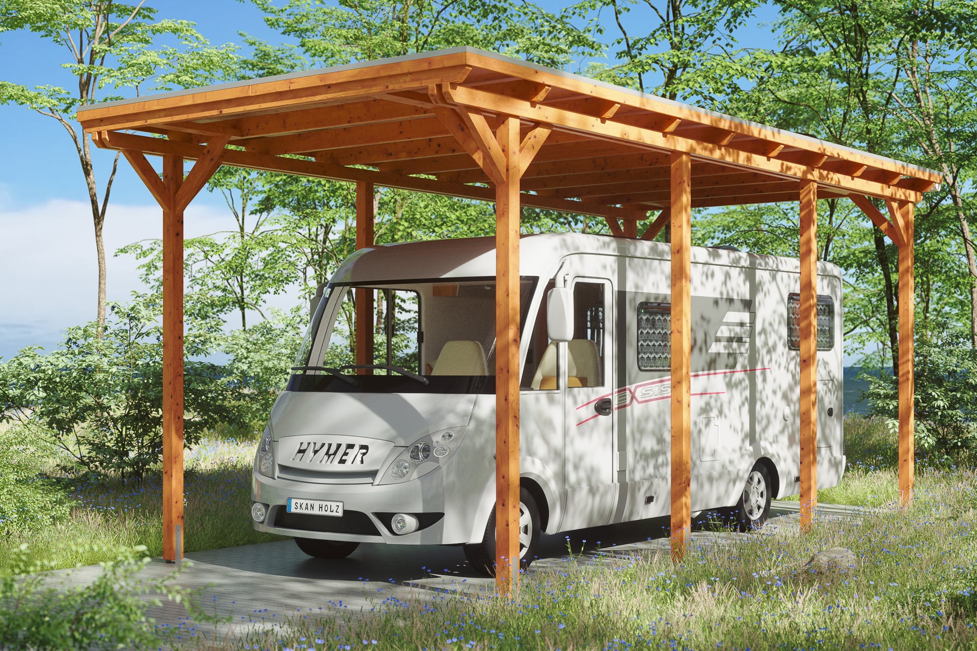 Caravan-Carport Emsland 1 Caravan-Carport Emsland