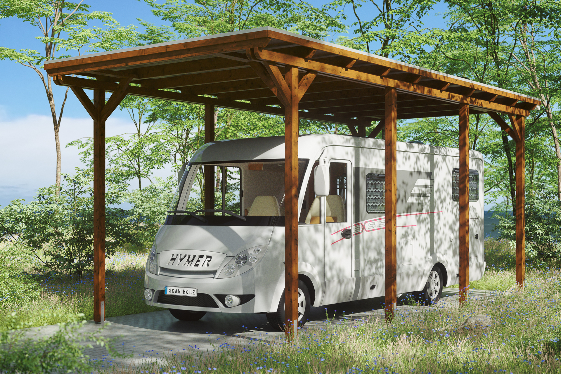 Caravan-Carport Emsland 1 Caravan-Carport Emsland