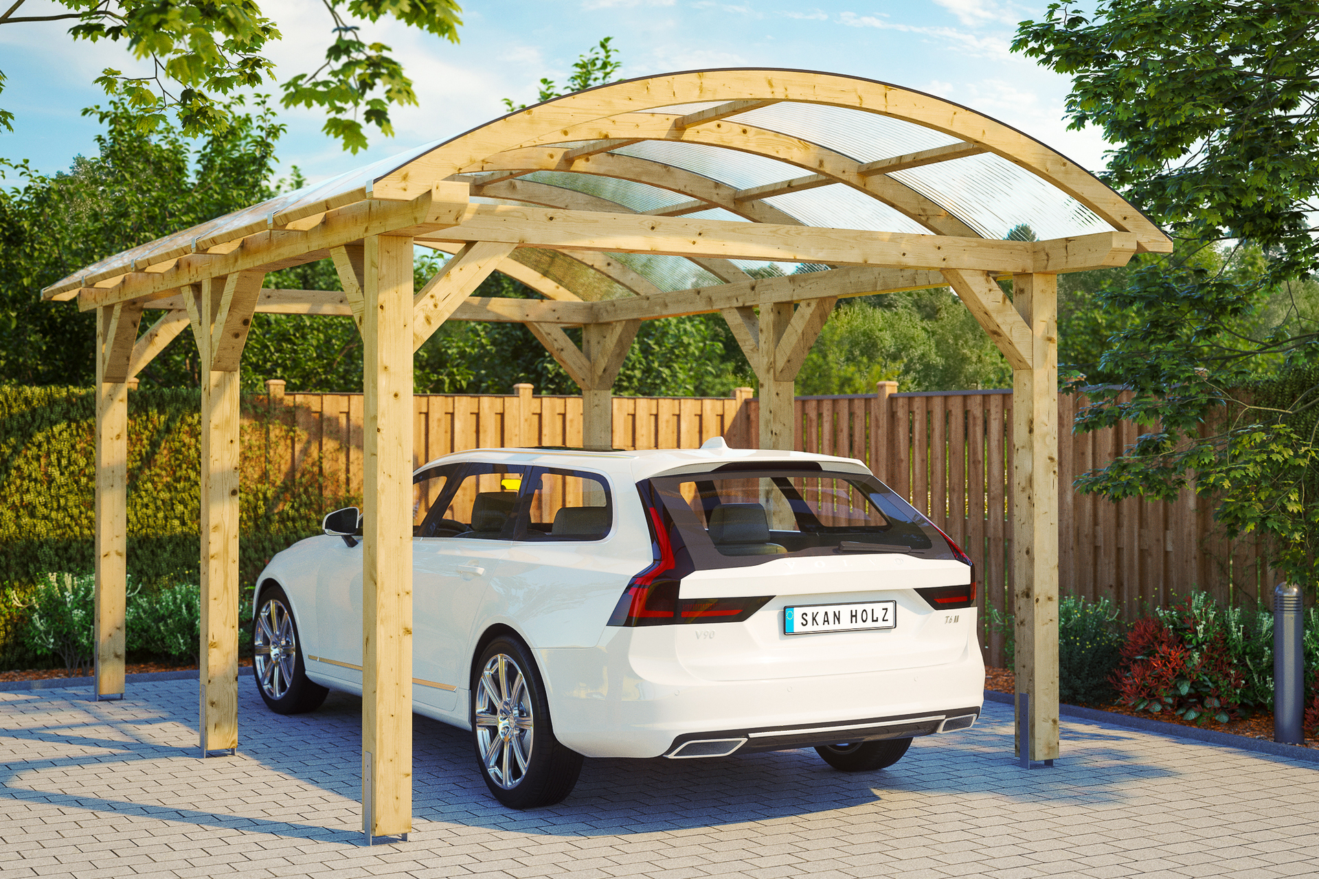 Carport Franken Leimholz 1 Carport Franken Leimholz