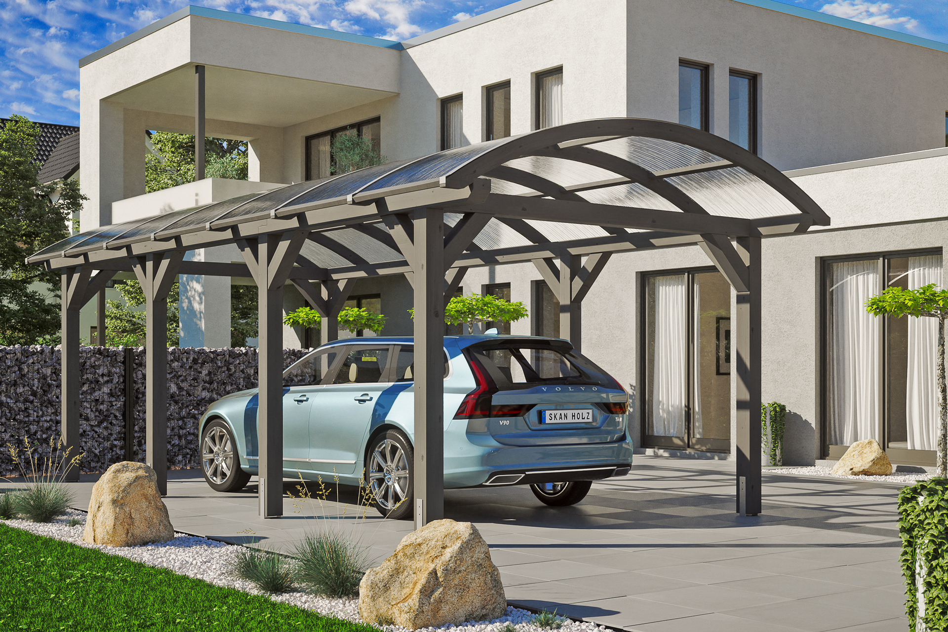 Carport Franken Leimholz 1 Carport Franken Leimholz