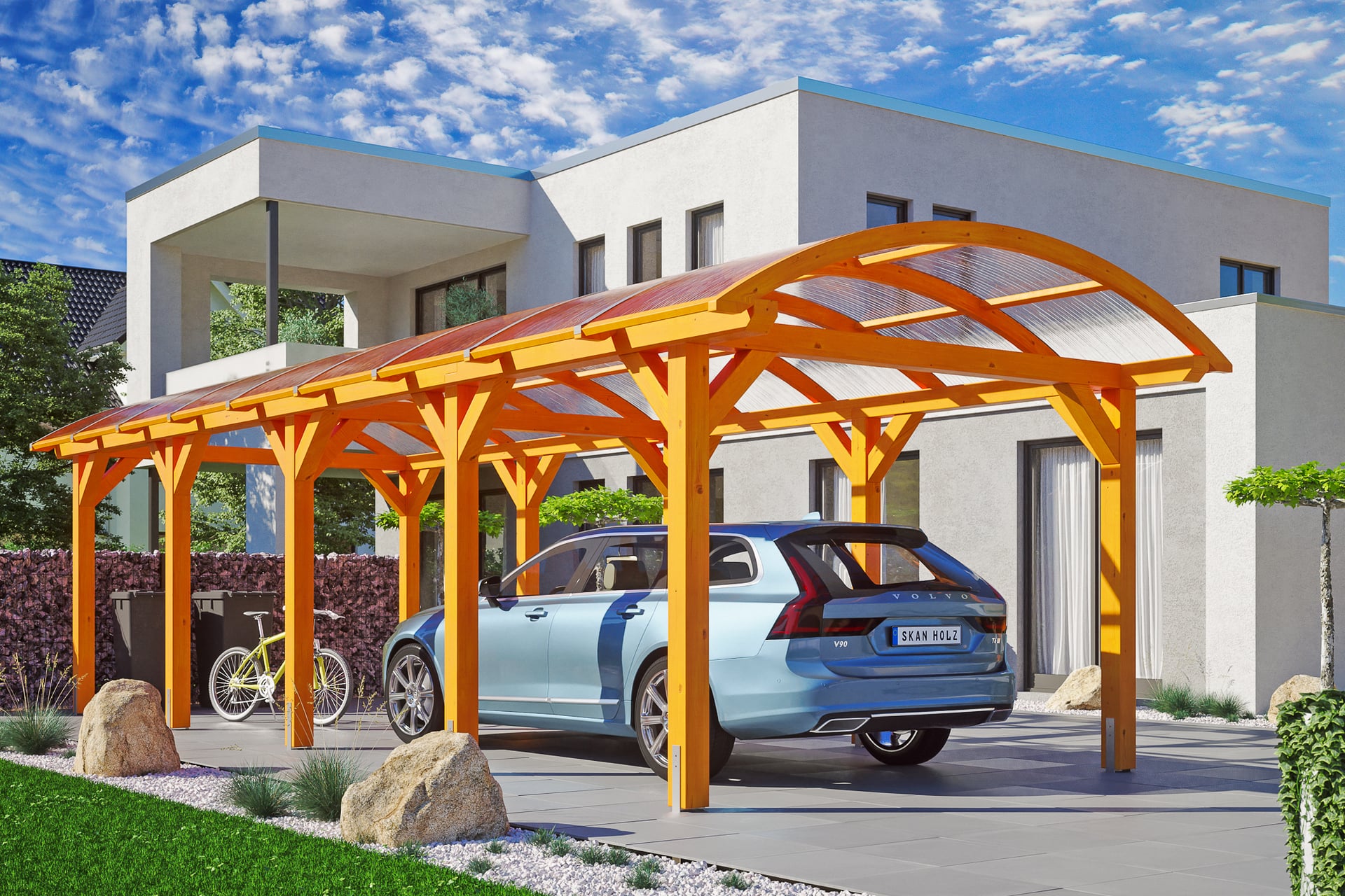 Carport Franken Leimholz 1 Carport Franken Leimholz