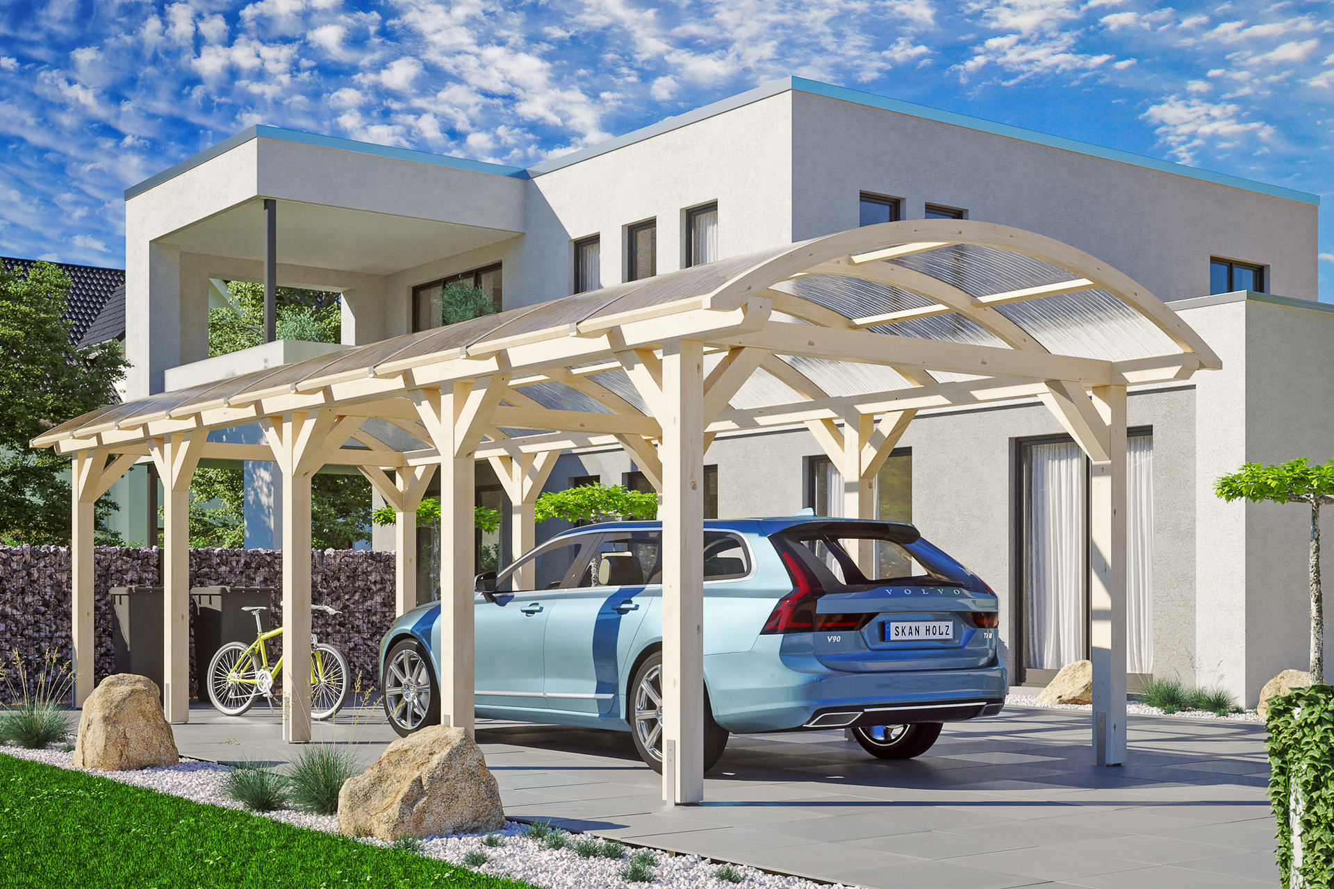 Carport Franken Leimholz 1 Carport Franken Leimholz
