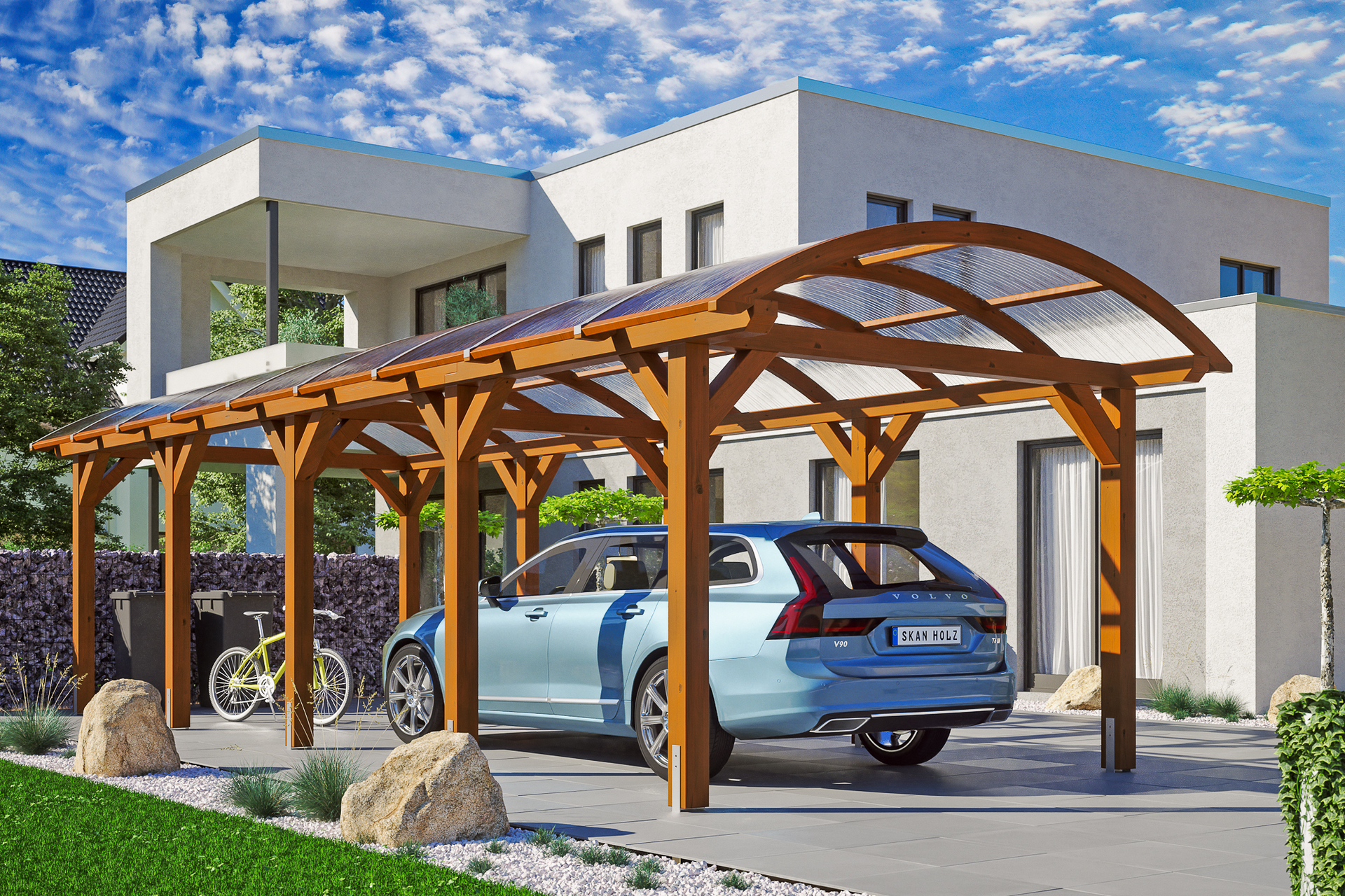 Carport Franken Leimholz 1 Carport Franken Leimholz