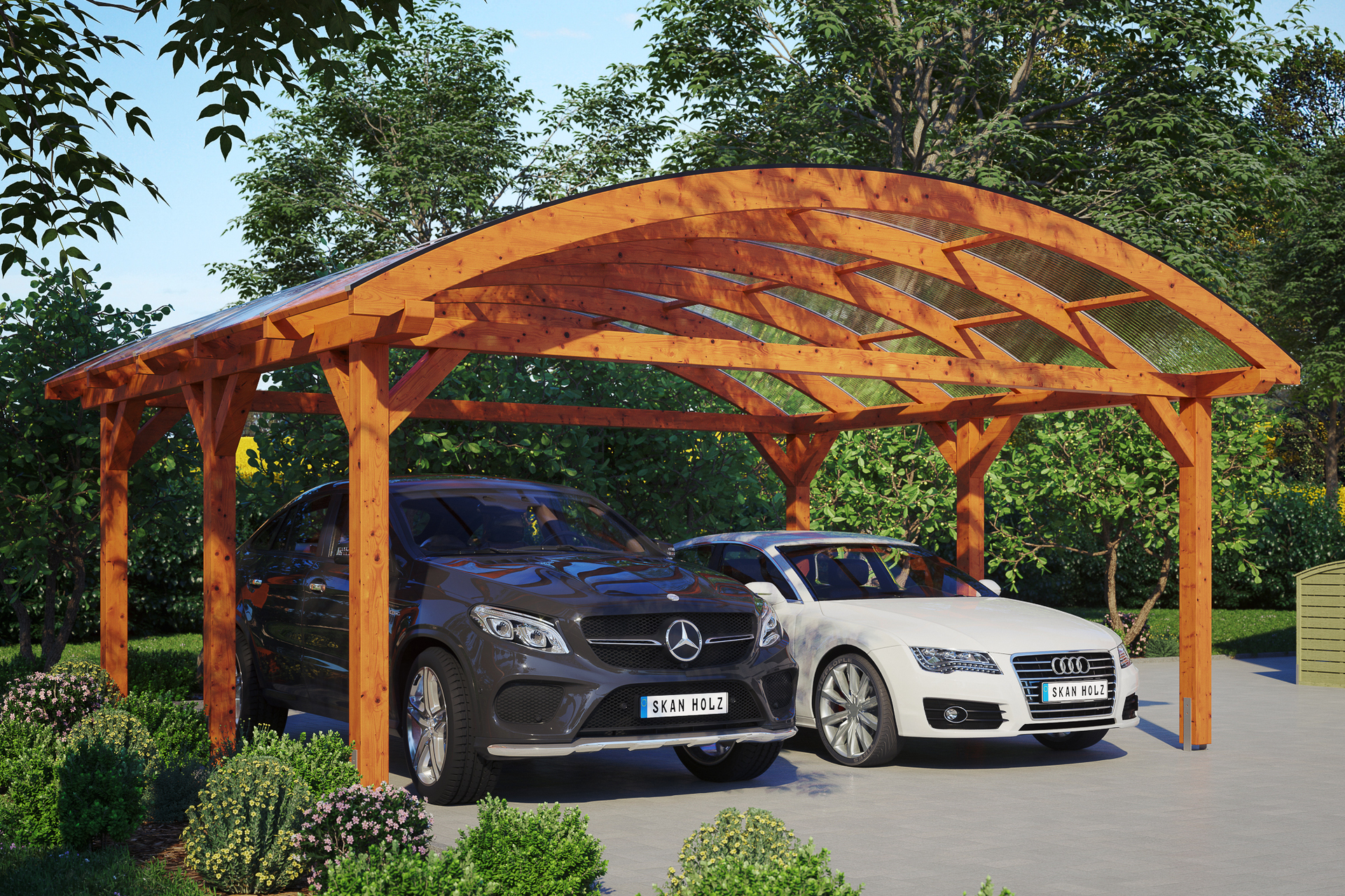 Carport Franken Leimholz 1 Carport Franken Leimholz
