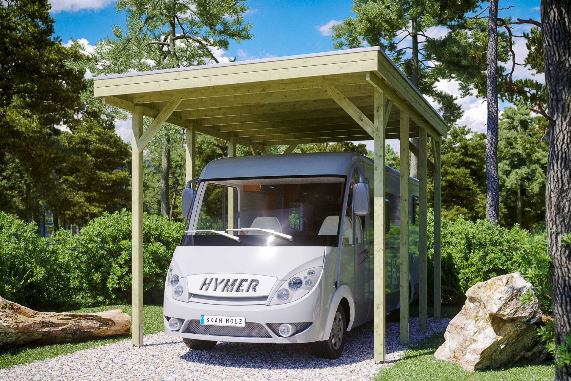 Caravan-Carport Friesland 1 Caravan-Carport Friesland