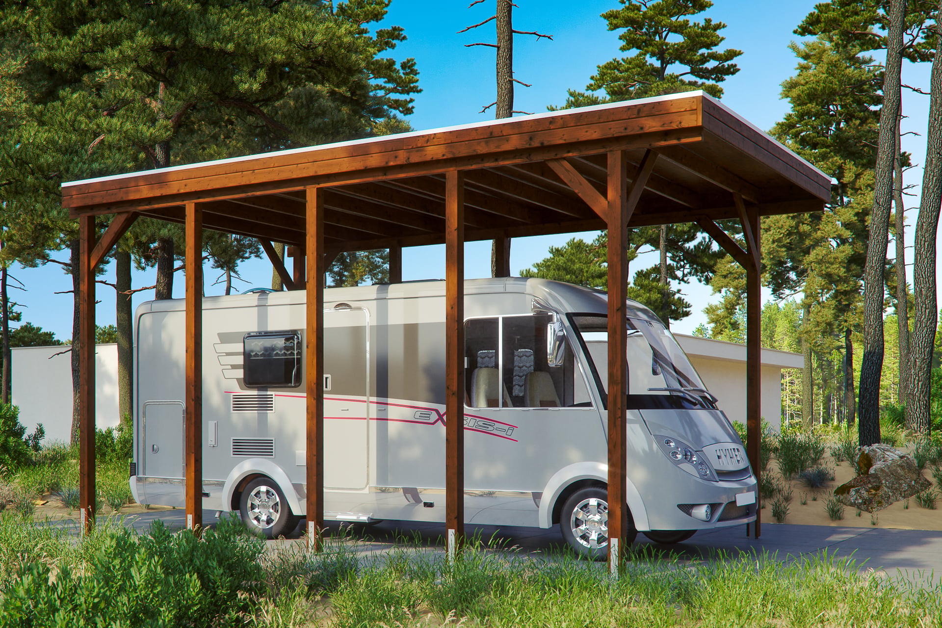 Caravan-Carport Friesland 1 Caravan-Carport Friesland