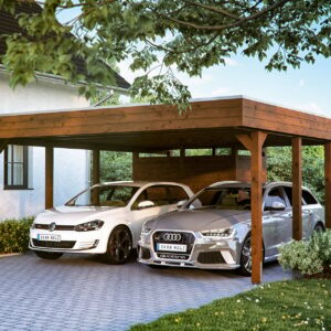 Carport Friesland Set m. Abstellraum