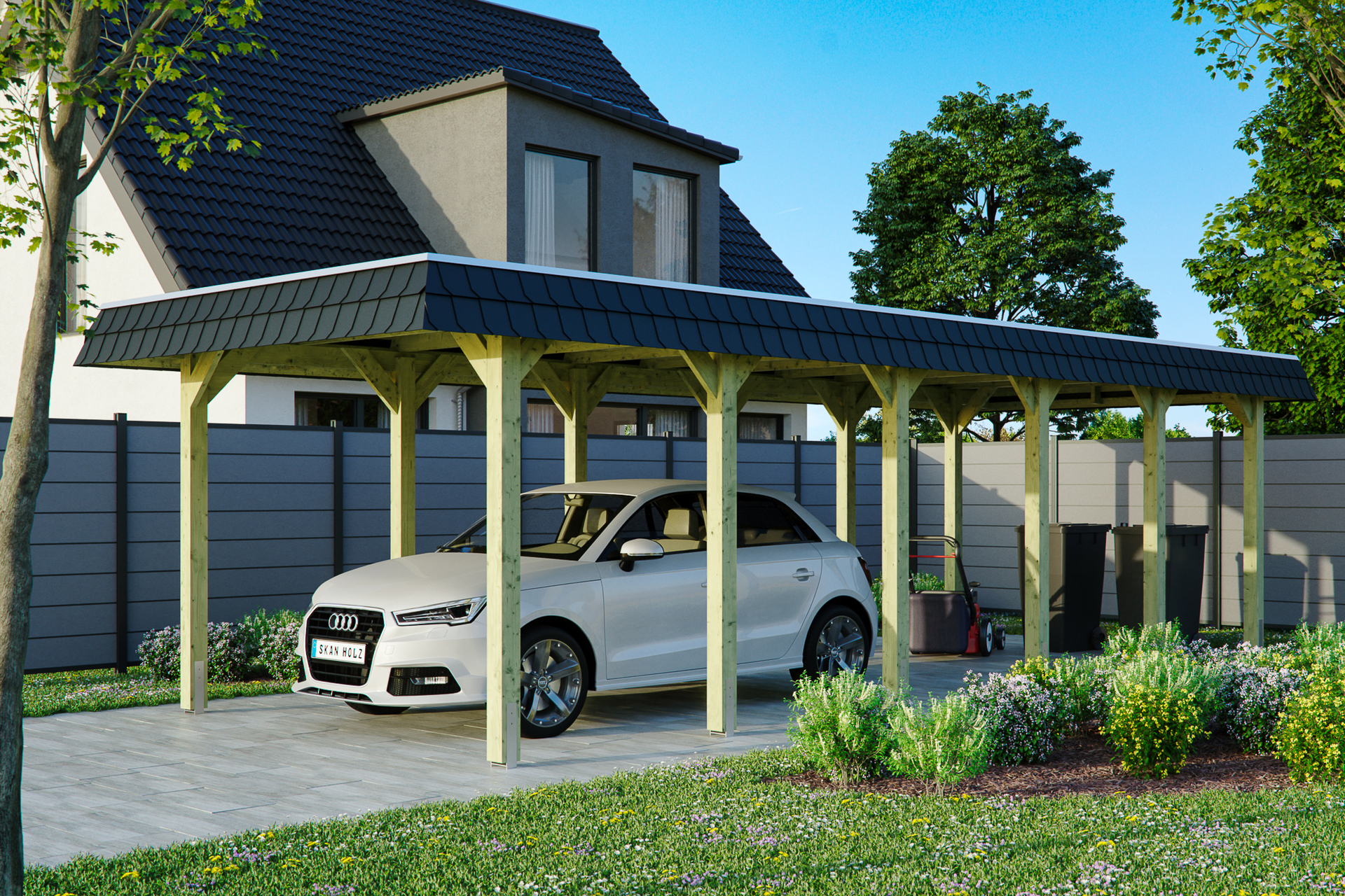 Carport Spreewald 1 Carport Spreewald