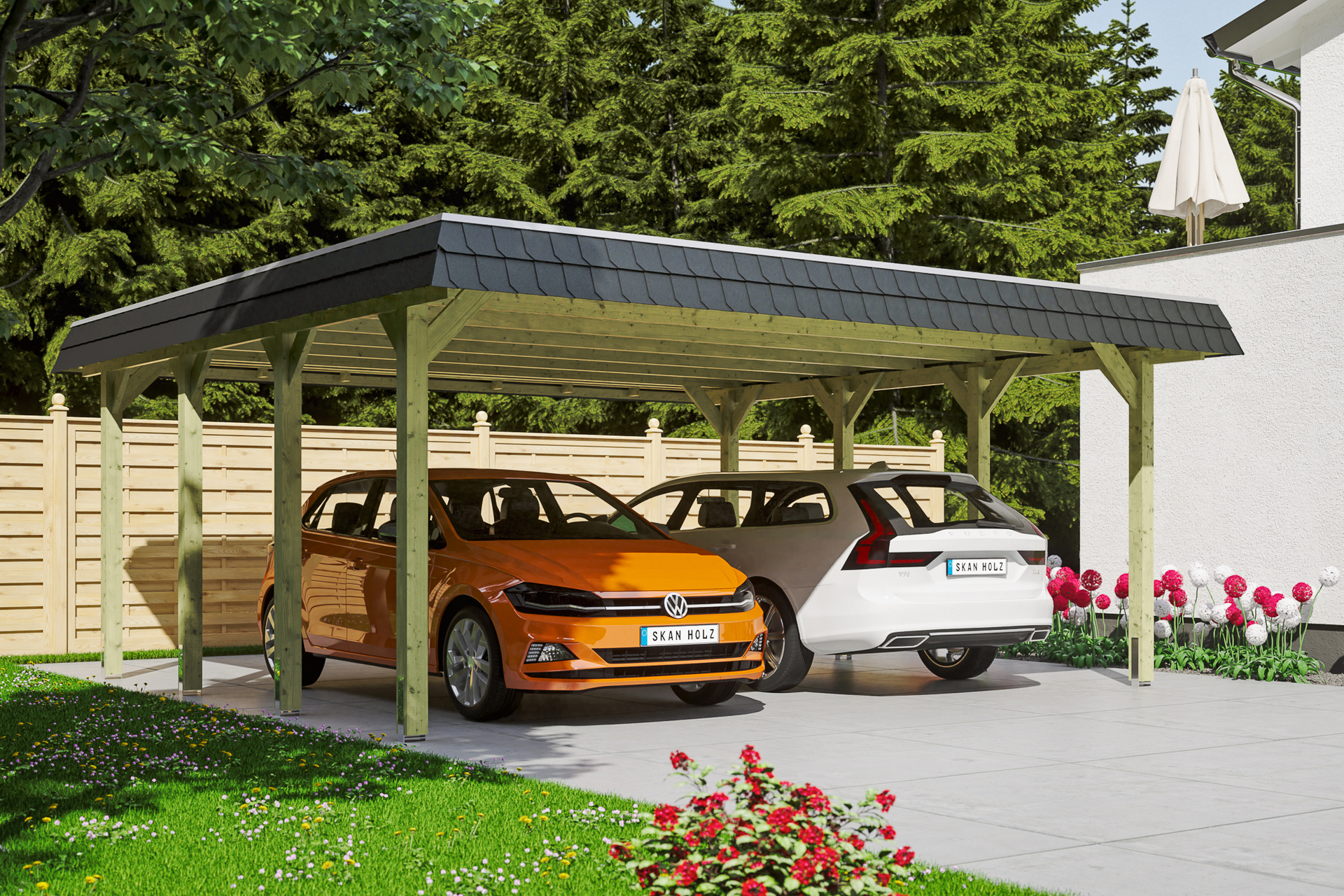 Carport Spreewald 1 Carport Spreewald