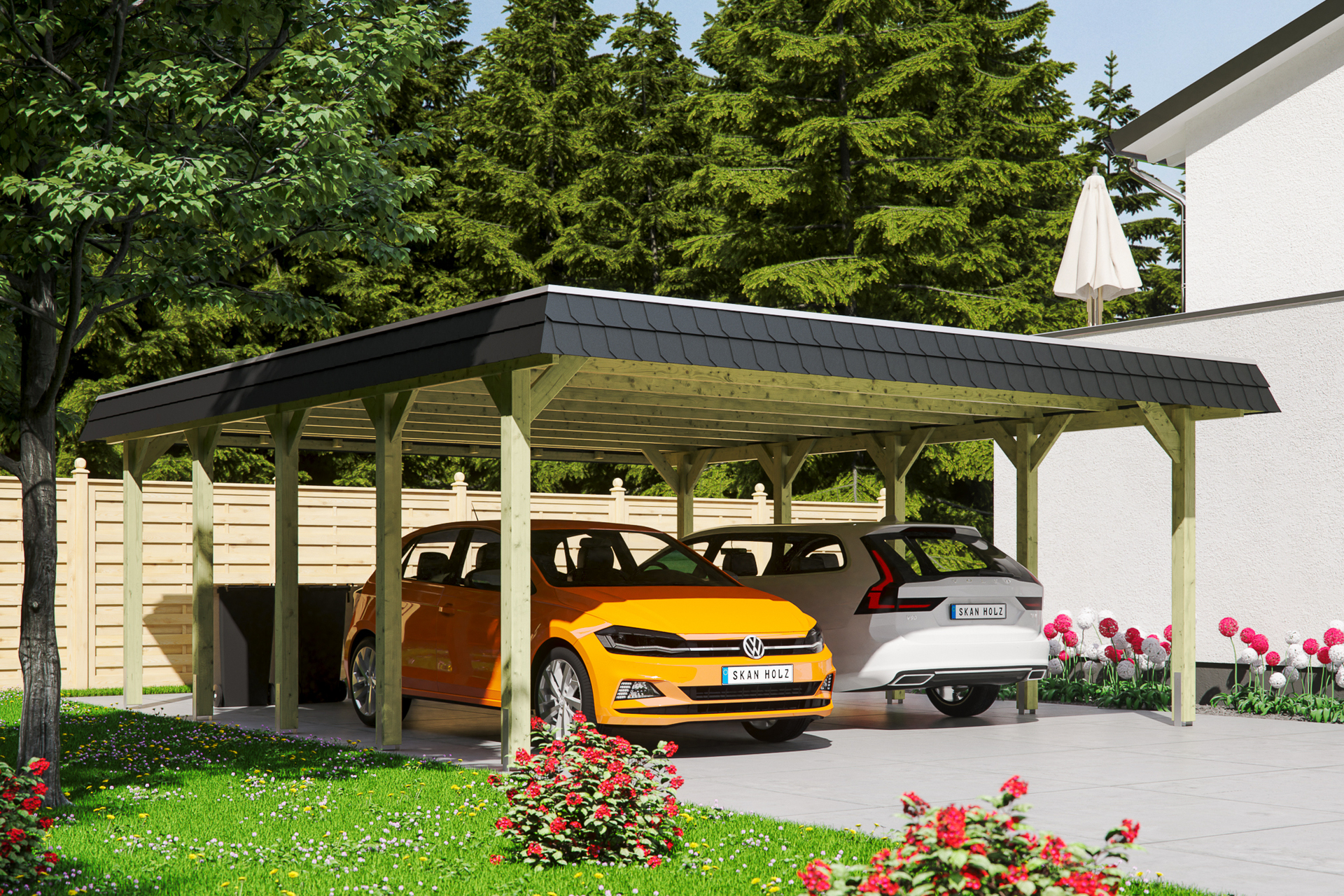 Carport Spreewald 1 Carport Spreewald
