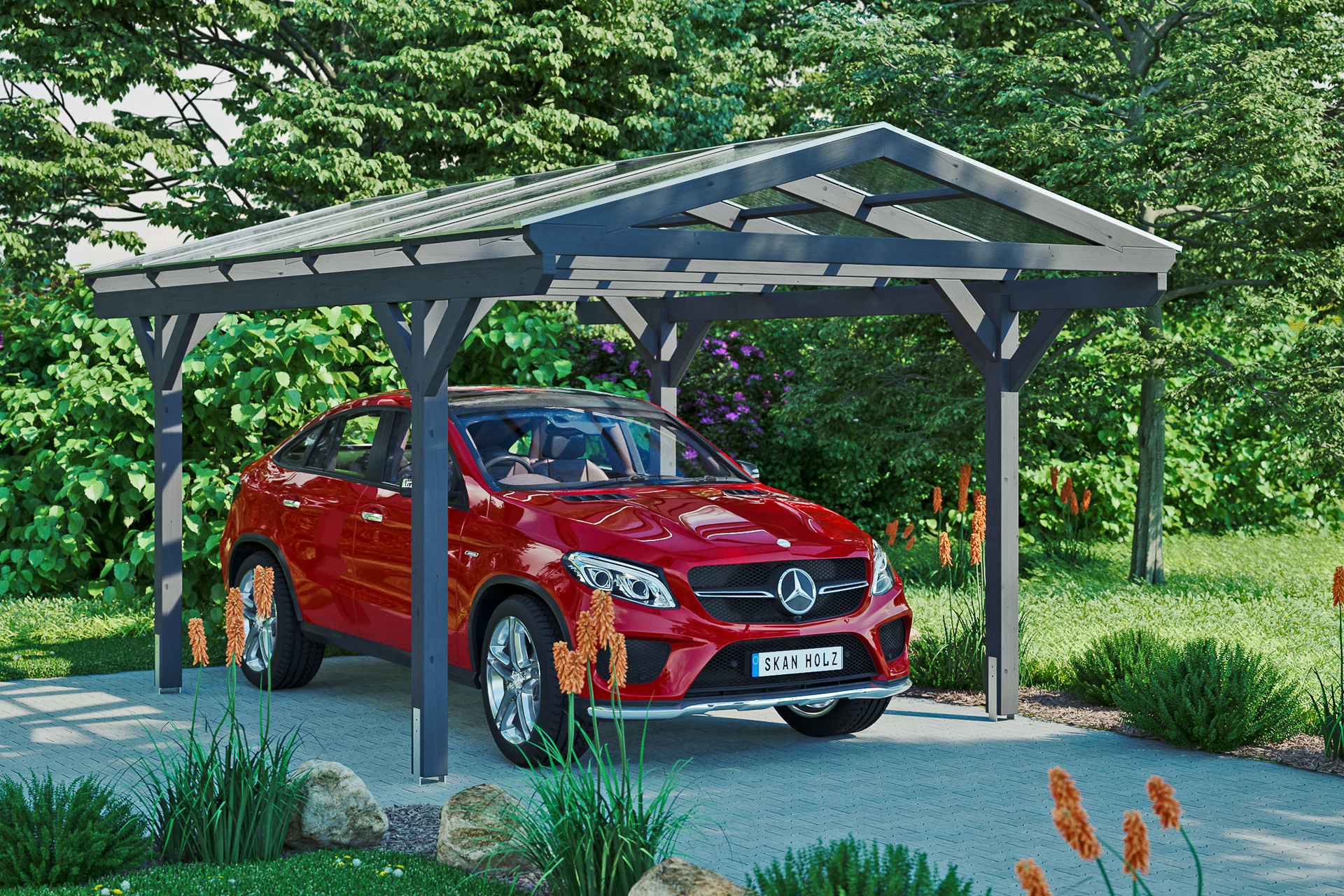 Carport Westerwald 1 Carport Westerwald