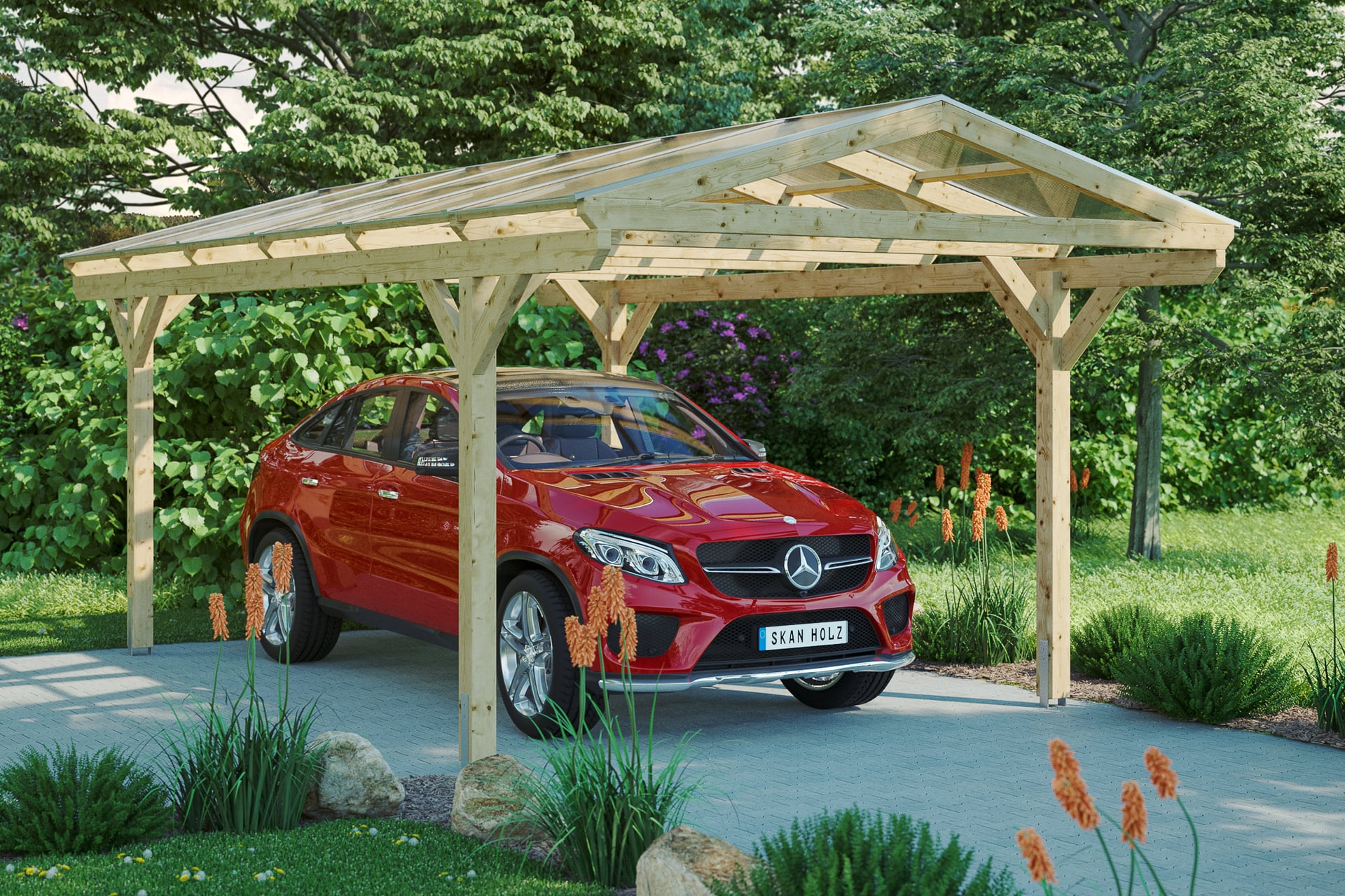 Carport Westerwald 1 Carport Westerwald