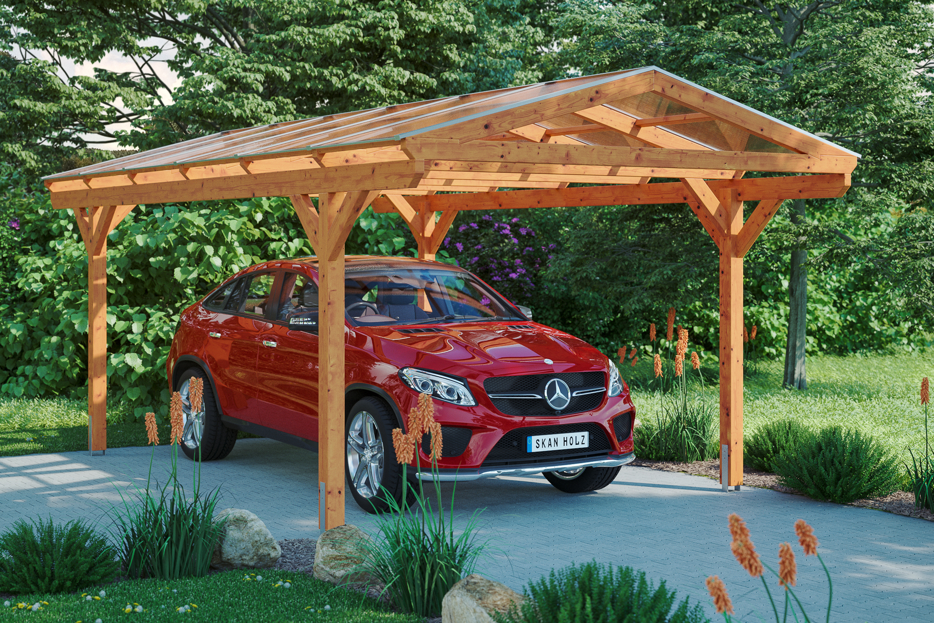 Carport Westerwald 1 Carport Westerwald