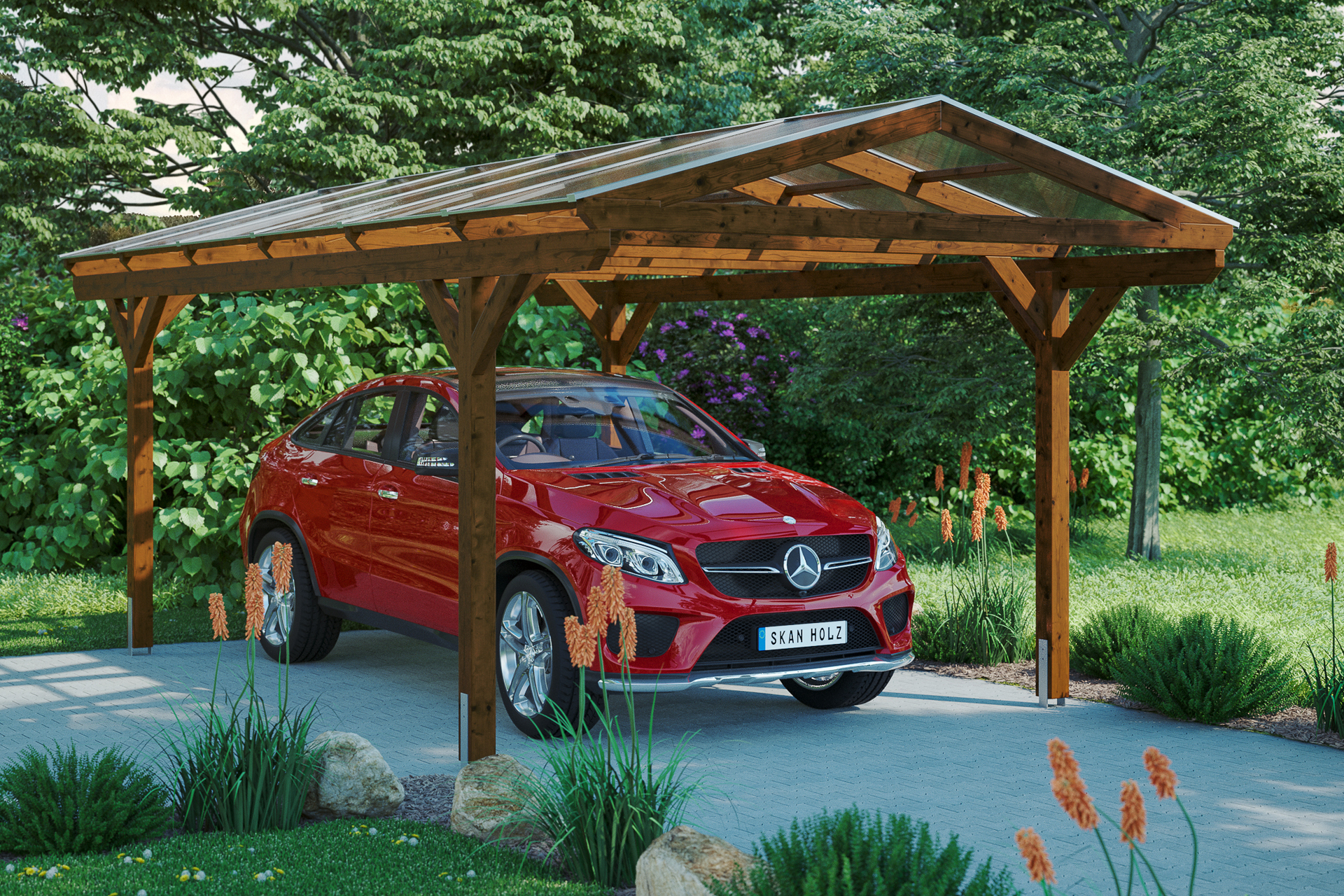 Carport Westerwald 1 Carport Westerwald