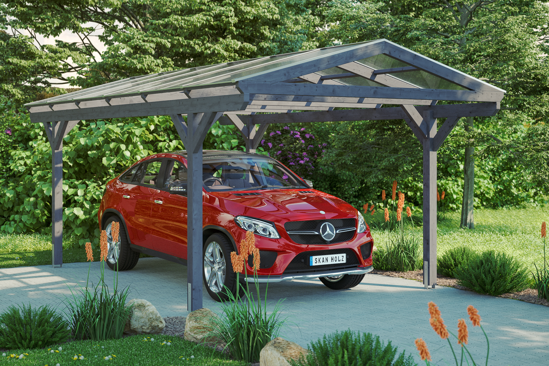 Carport Westerwald 1 Carport Westerwald