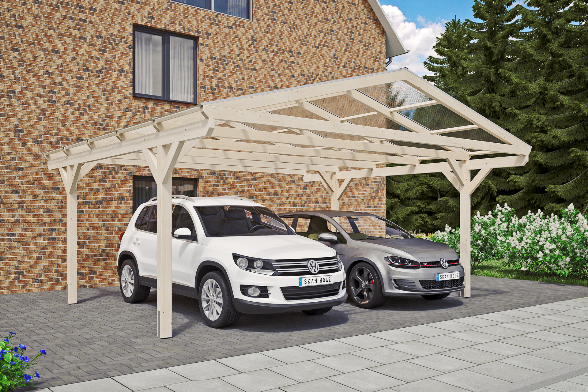 Carport Westerwald 1 Carport Westerwald