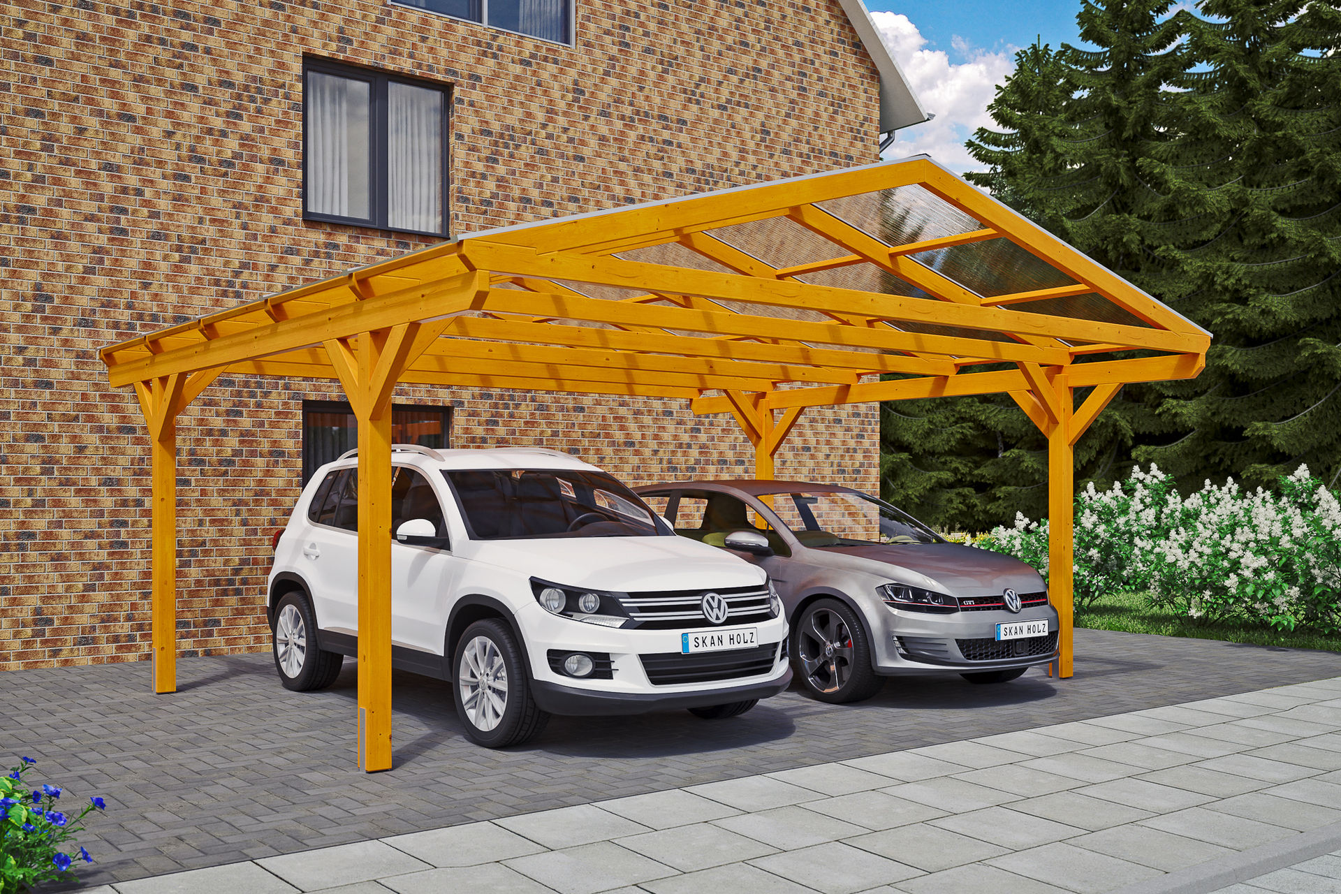 Carport Westerwald 1 Carport Westerwald