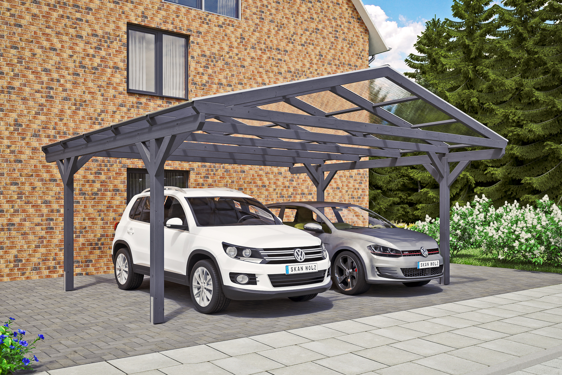 Carport Westerwald 1 Carport Westerwald