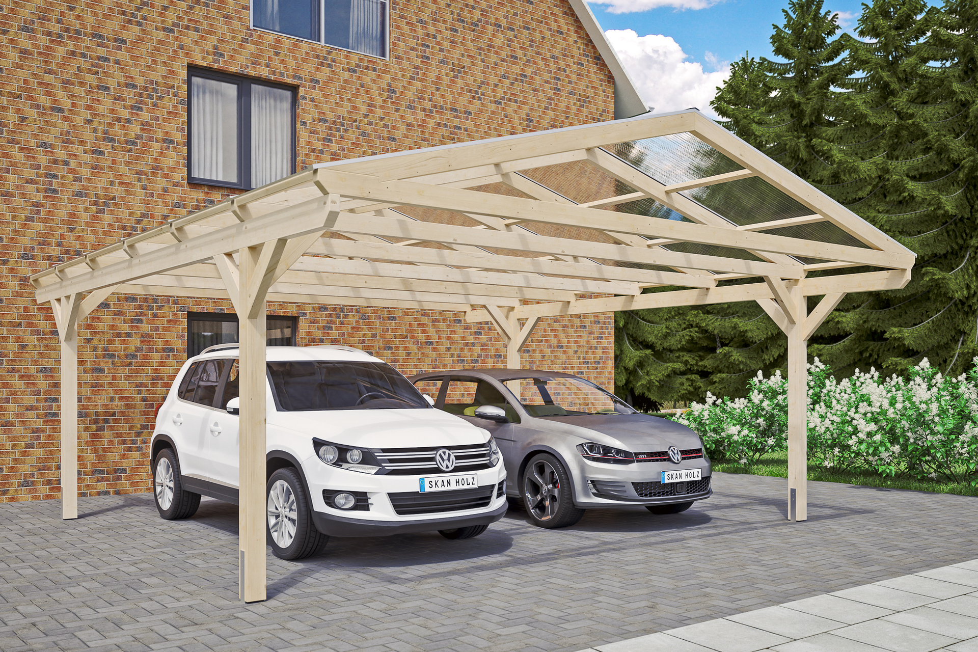 Carport Westerwald 1 Carport Westerwald