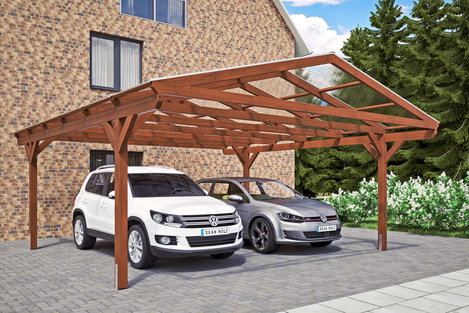 Carport Westerwald 1 Carport Westerwald