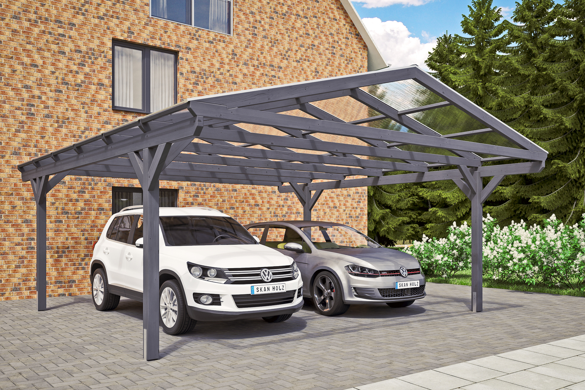 Carport Westerwald 1 Carport Westerwald