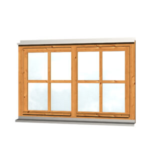 Doppelfenster für Carports