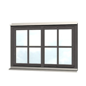 Doppelfenster für Carports