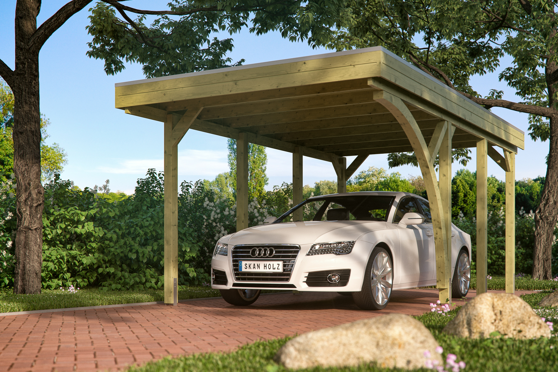 Friesland Carport Set 5, 314x555cm 1 Friesland Carport Set 5, 314x555cm