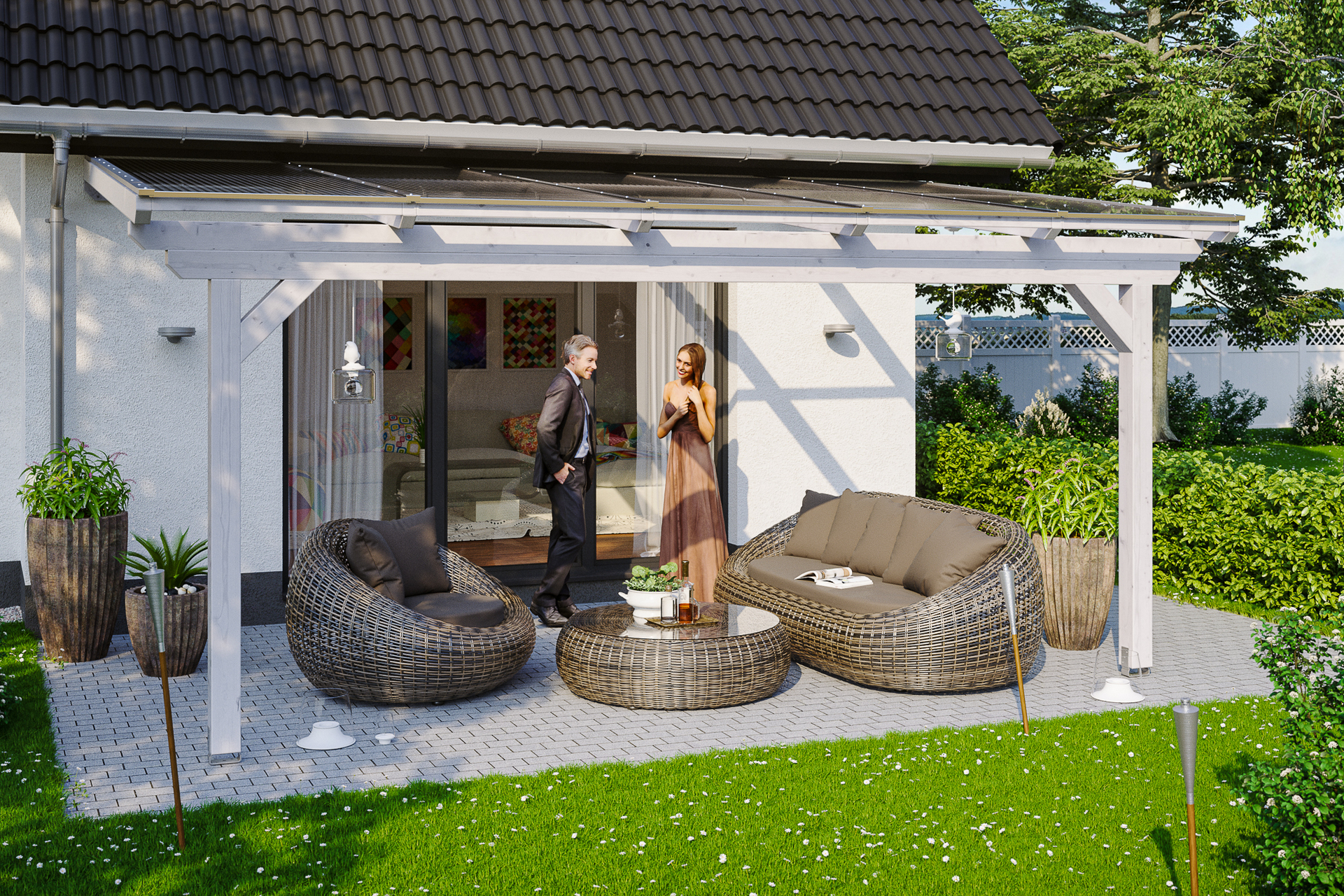 Terrassenüberdachung Ancona 1 Terrassenüberdachung Ancona