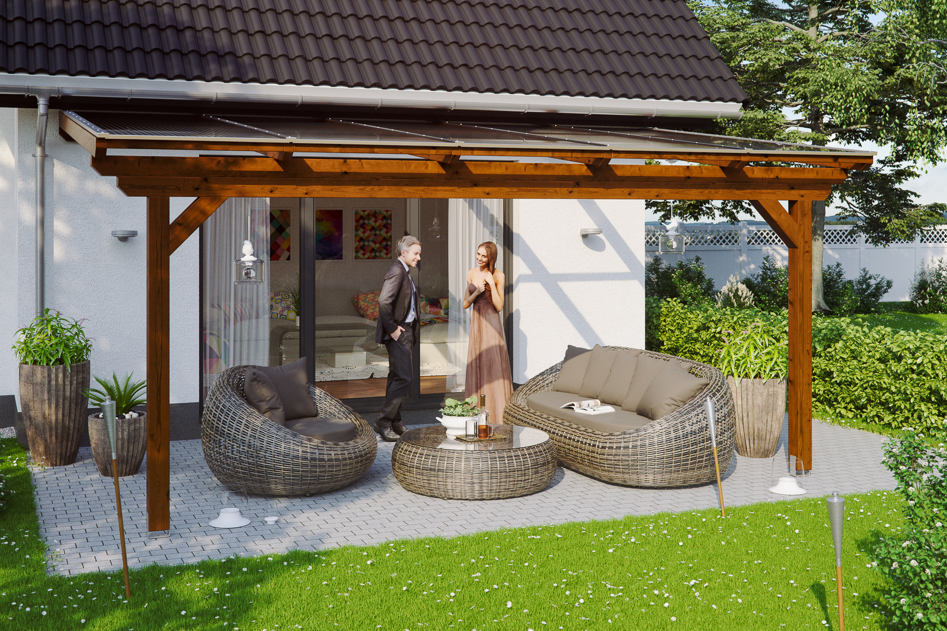 Terrassenüberdachung Ancona 1 Terrassenüberdachung Ancona