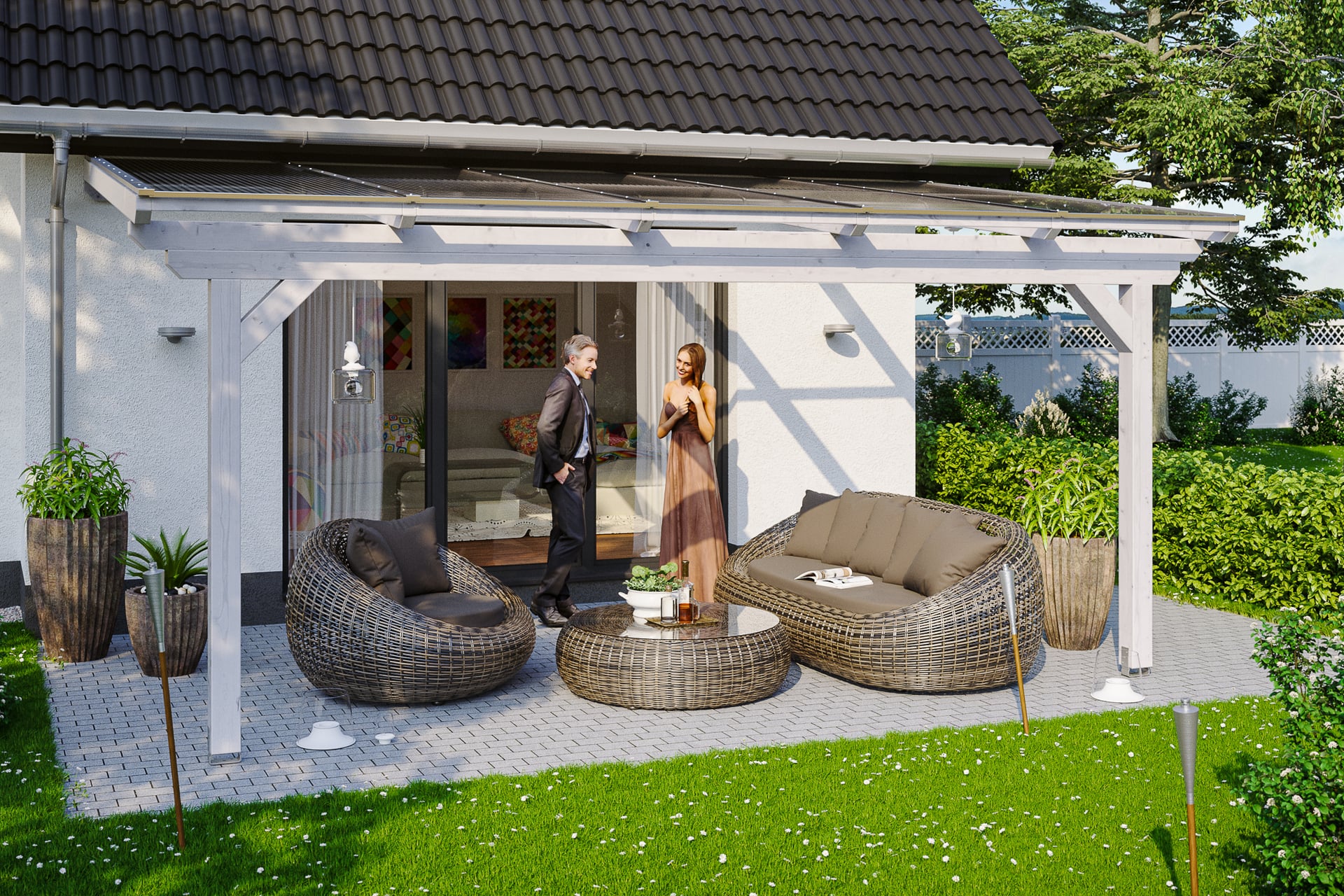 Terrassenüberdachung Ancona 1 Terrassenüberdachung Ancona
