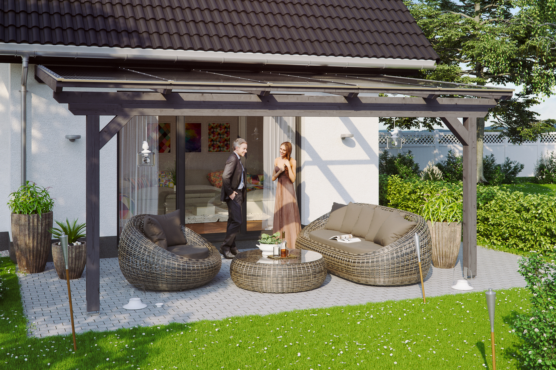 Terrassenüberdachung Ancona 1 Terrassenüberdachung Ancona