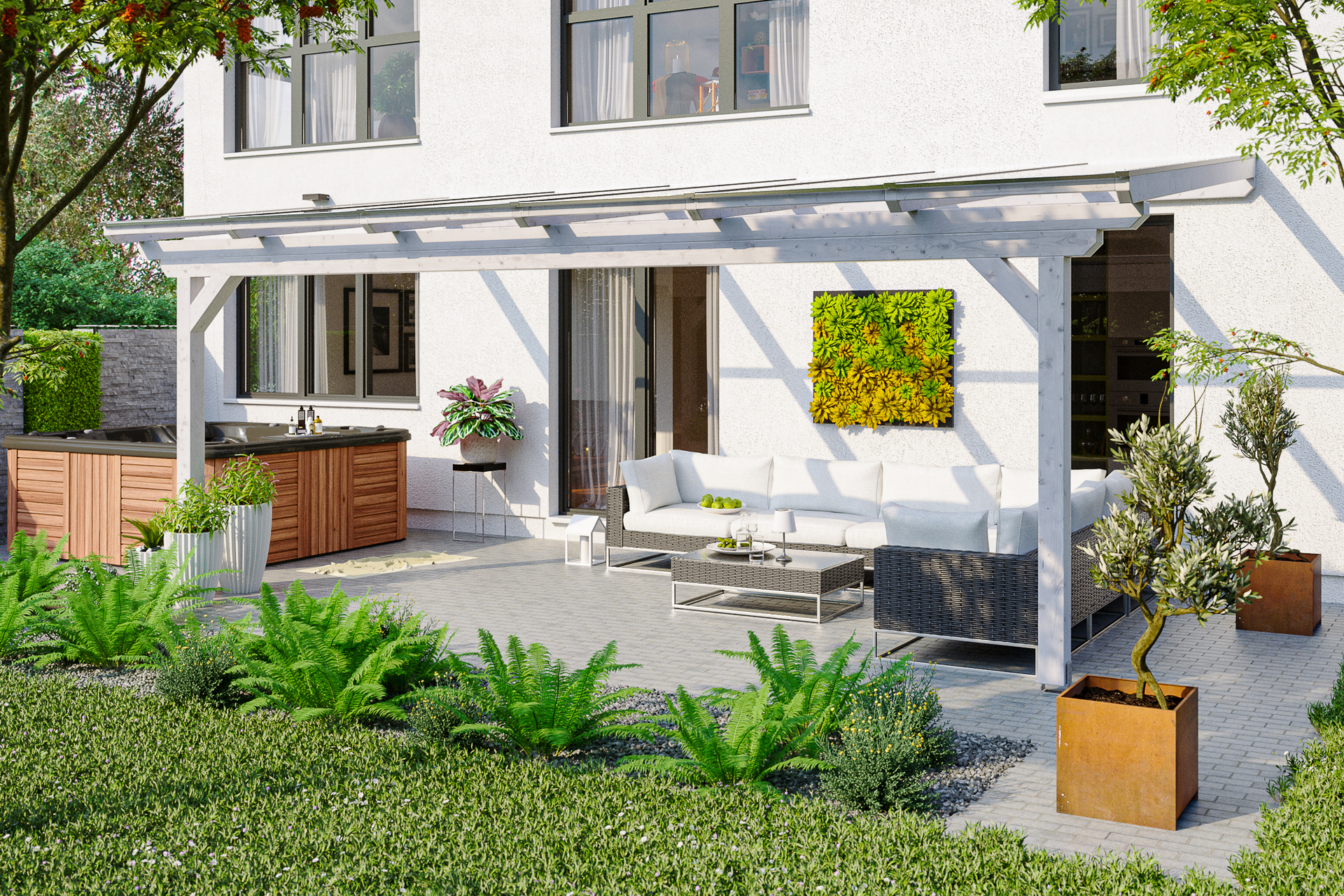 Terrassenüberdachung Ancona 1 Terrassenüberdachung Ancona