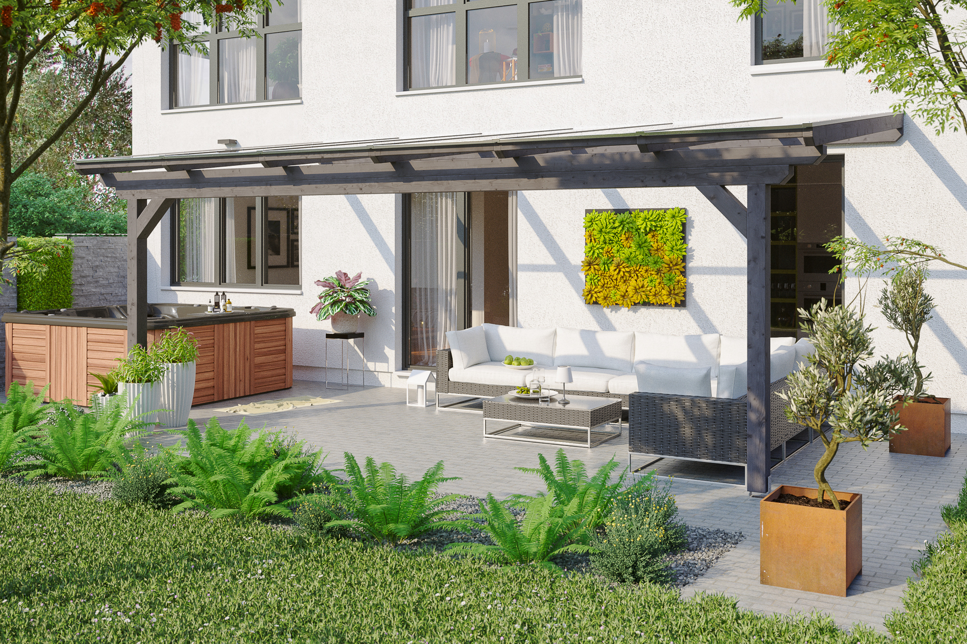 Terrassenüberdachung Ancona 1 Terrassenüberdachung Ancona