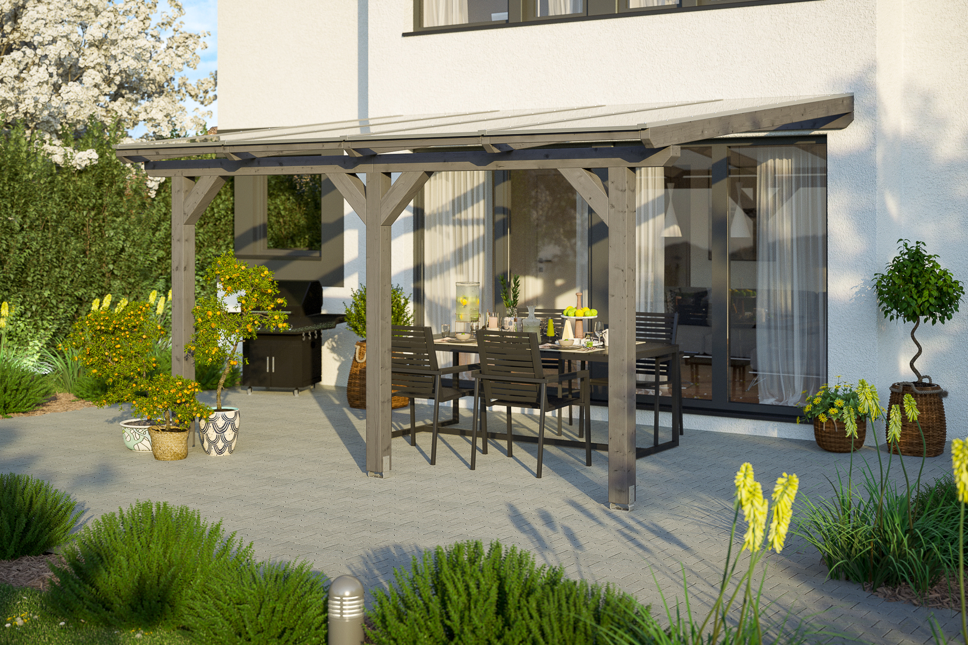 Terrassenüberdachung Andria 1 Terrassenüberdachung Andria