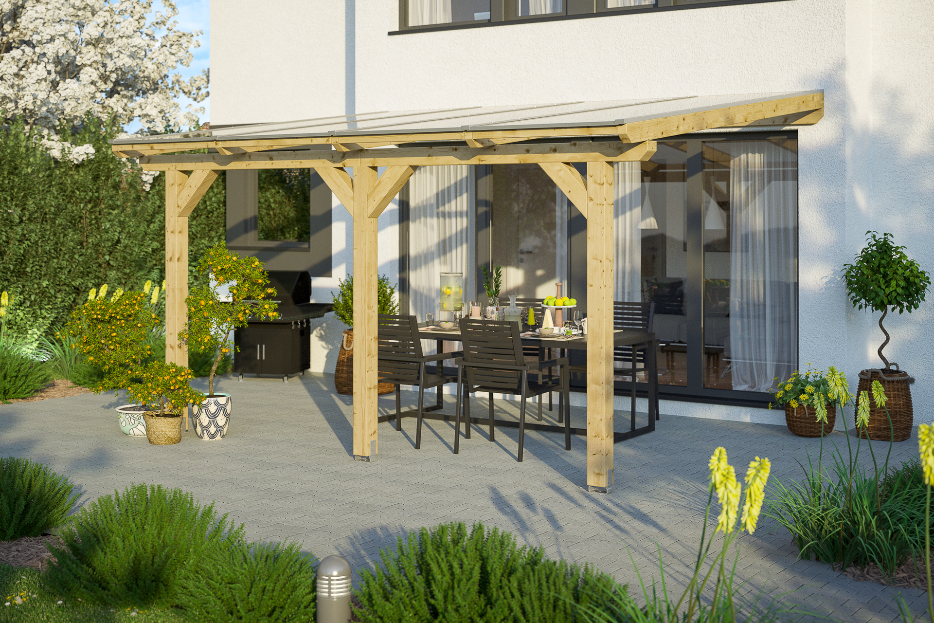 Terrassenüberdachung Andria 1 Terrassenüberdachung Andria