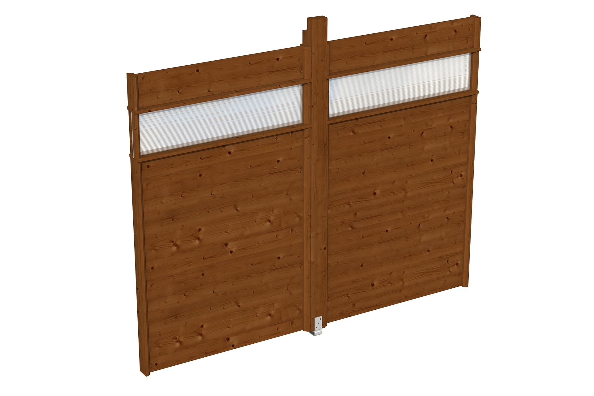 Wand für Pavillon Toulouse mit Lichtband Fichte 270 x 209cm 1 Wand für Pavillon Toulouse mit Lichtband Fichte 270 x 209cm