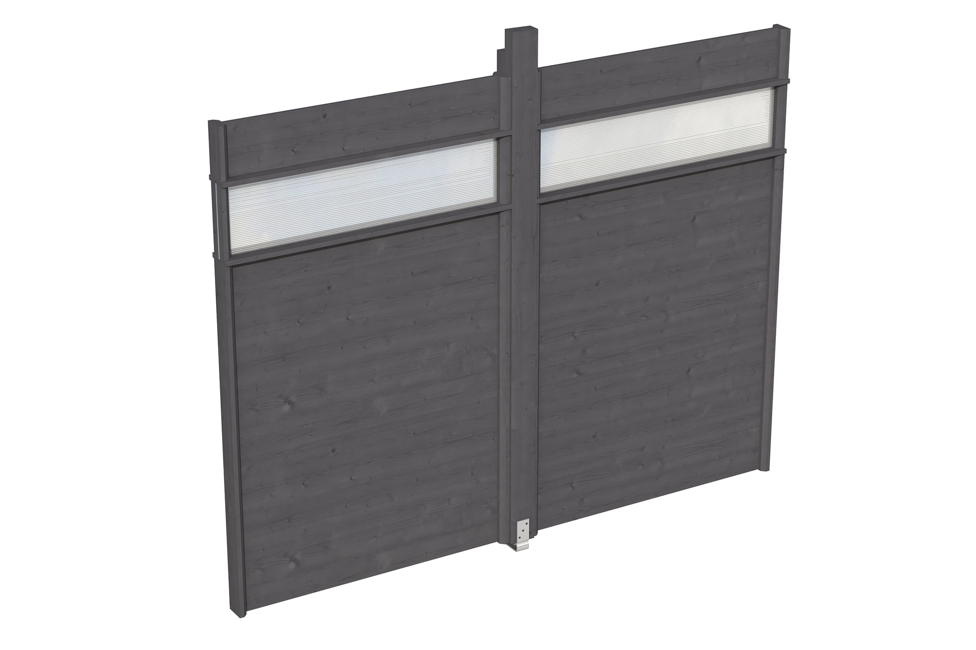 Wand für Pavillon Toulouse mit Lichtband Fichte 270 x 209cm 1 Wand für Pavillon Toulouse mit Lichtband Fichte 270 x 209cm
