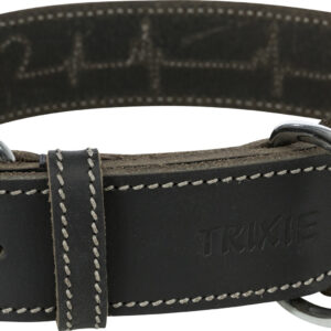 Rustic Fettleder-Halsband "Heartbeat"