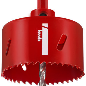 HSS-BiMetall-Lochsäge mit Schaft + Bohrer