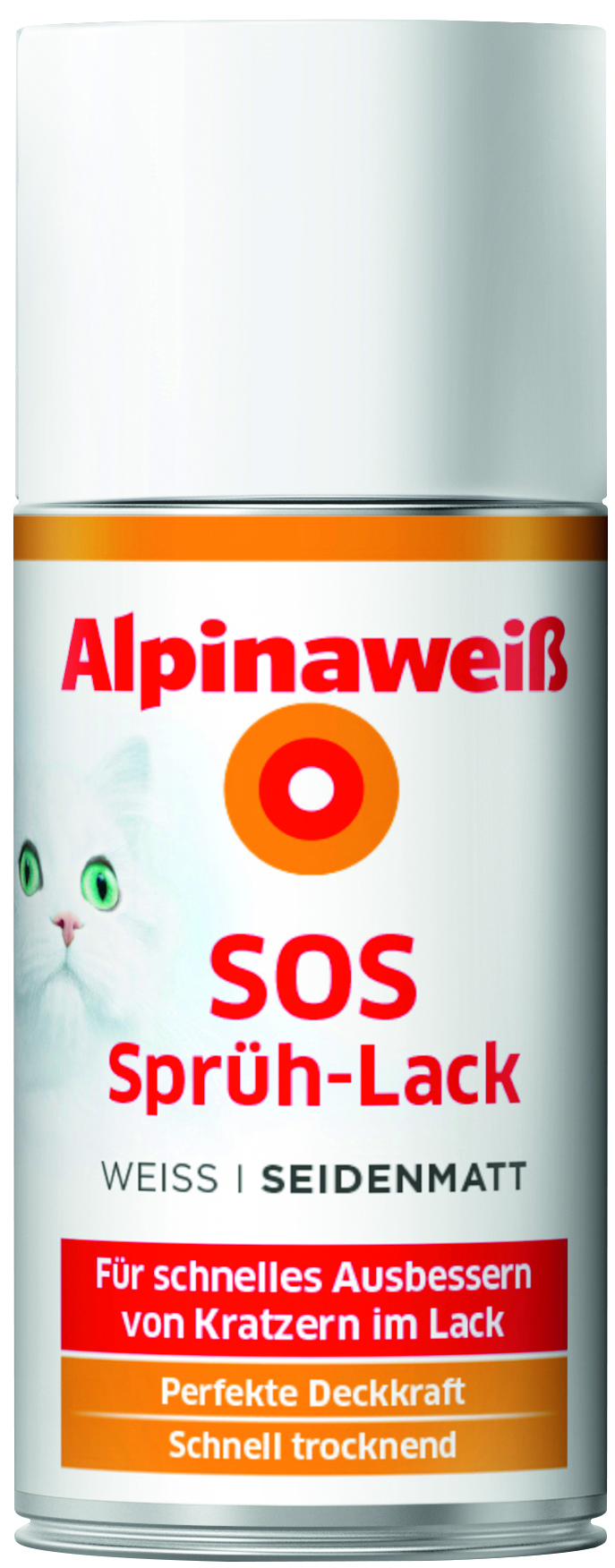 Alpinaweiß SOS Sprüh-Lack 150ml seidenmatt 1 Alpinaweiß SOS Sprüh-Lack 150ml seidenmatt