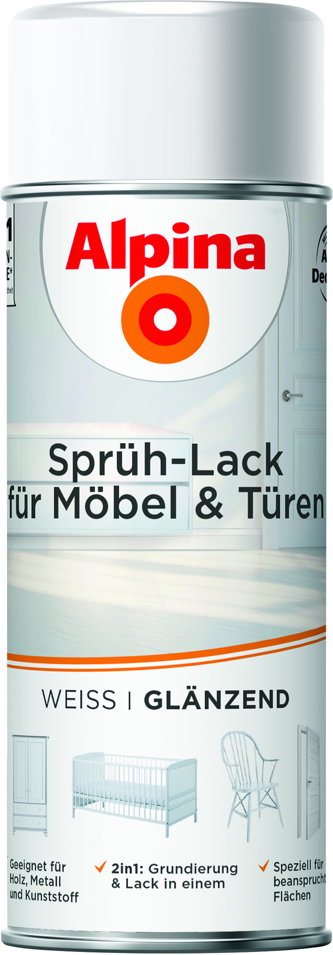 Sprüh-Lack für Möbel & Türen 1 Sprüh-Lack für Möbel & Türen