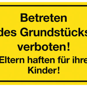 Hinweisschild