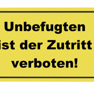 Hinweisschild