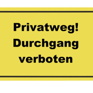 Hinweisschild