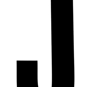Klebefolien Lettern/Großbuchstaben schwarz