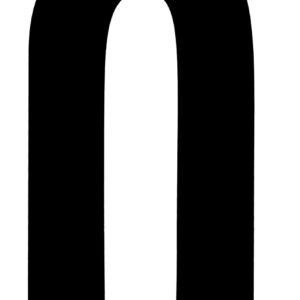 Klebefolien Lettern/Großbuchstaben schwarz