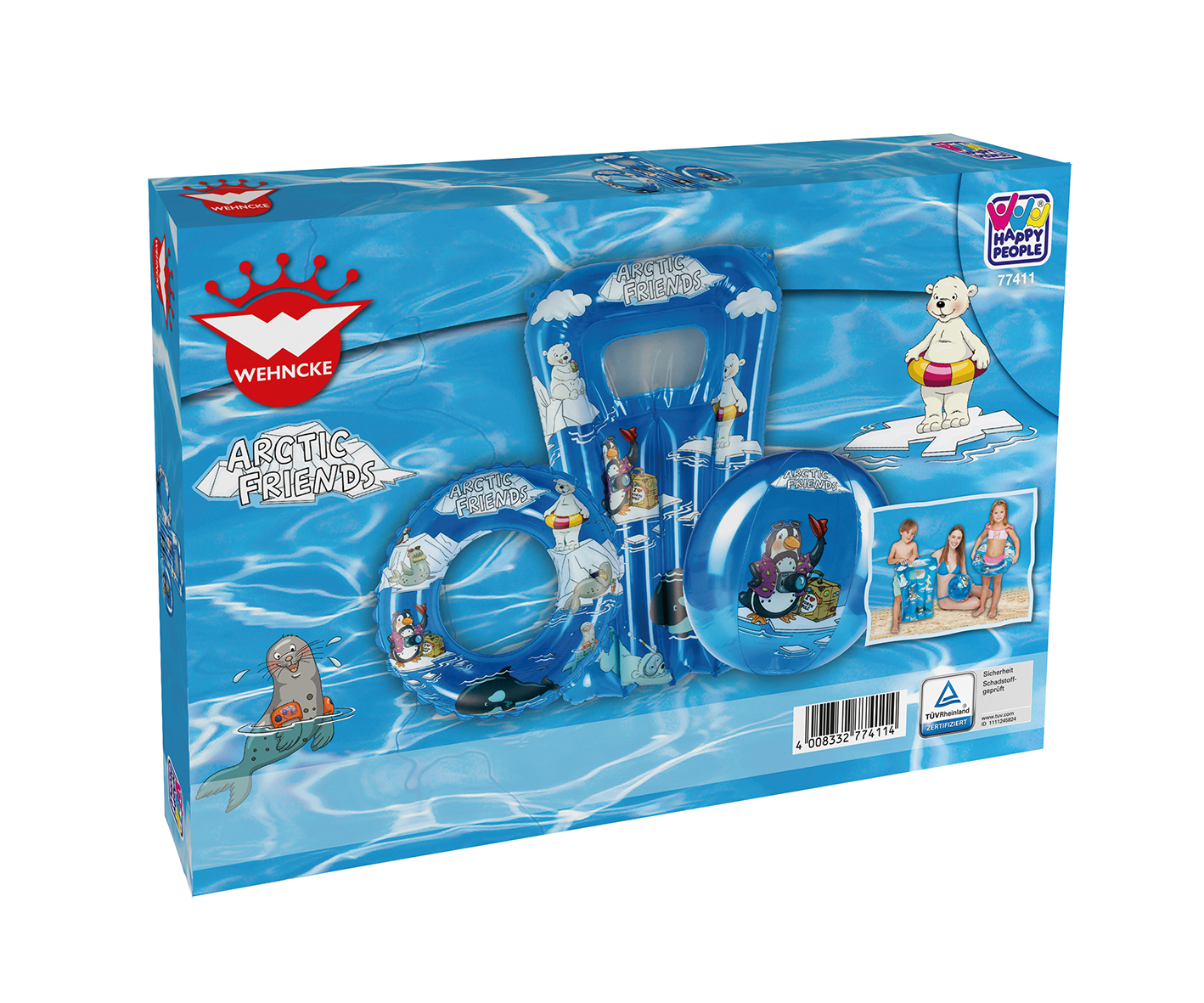 Strandset, Strandball, Schwimmring und Matratze 1 Strandset, Strandball, Schwimmring und Matratze