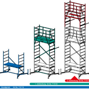 ClimTec Alu-Arbeitsgerüst 2. Aufstockung